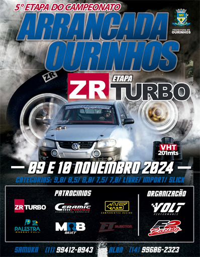 Flyer: 5º Etapa Campeonato Arrancada Ourinhos